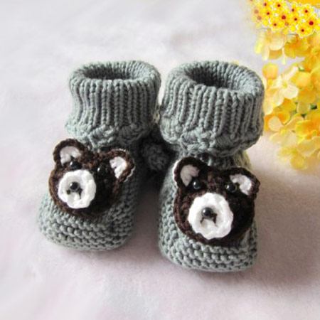 مدل جوراب بافتنی بچه گانه, مدل کفش بافتنی