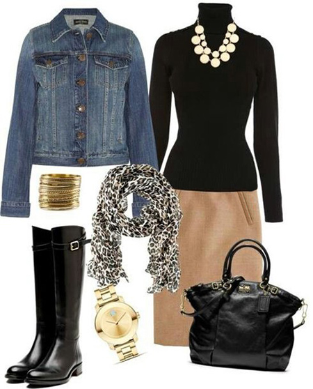 جدیدترین و شیک ترین لباس های زمستانی, ست چکمه و دامن های زمستانی