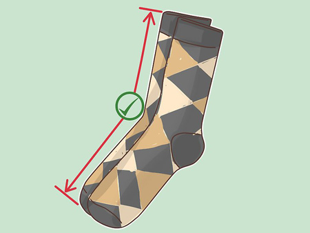 تکنیک های لباس پوشیدن آقایان,بهترین مدل انتخاب جوراب