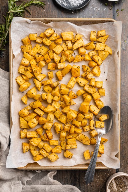 طرز تهیه سیب زمینی کریسپی رژیمی