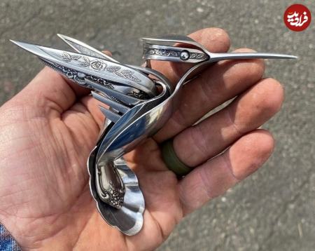 مجسمه‌های ساخته شده با قاشق و چنگال،اخبار گوناگون،خبرهای گوناگون