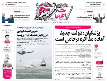 تیتر روزنامه ها،روزنامه های سیاسی و اقتصادی