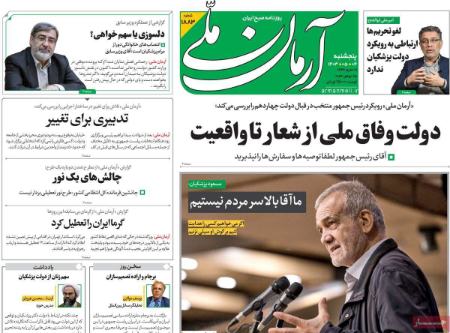 تیتر روزنامه ها،روزنامه های سیاسی و اقتصادی