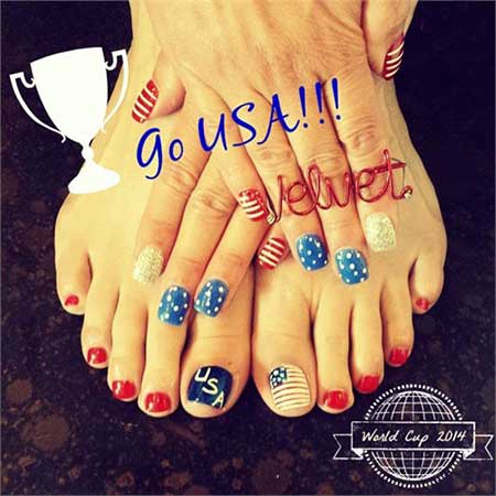 جدیدترین طراحی ناخن به سبک جام جهانی 2014, جدیدترین طراحی ناخن