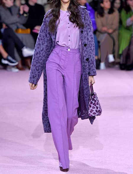 انواع پالتو به رنگ very pery,نمونه هایی از مدل پالتوهای رنگ سال 2022,مدل پالتوهای رنگ سال 2022