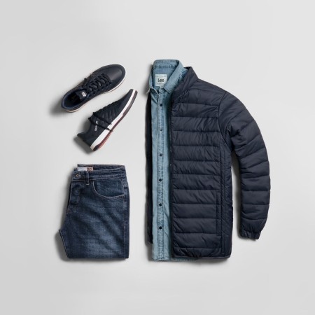 کاپشن بلند کلاه دار