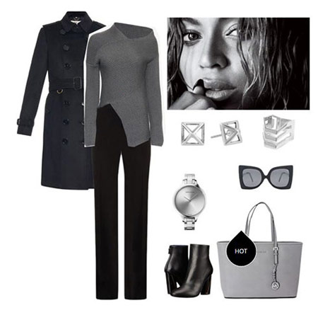 ست لباس پاییزی بیانسه,لباس پاییزی بیانسه