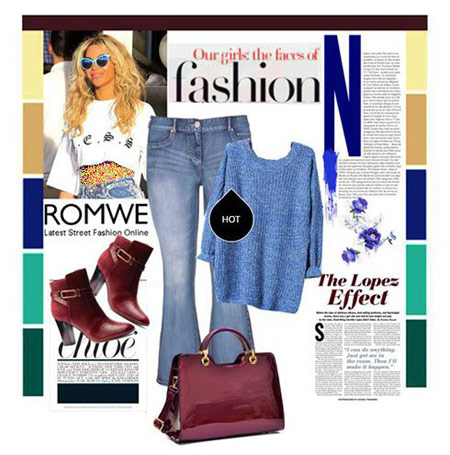 لباس پاییزی به سبک بیانسه, ست لباس پاییزی به سبک بیانسه