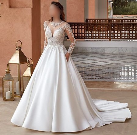 مدل های لباس عروس شاهزاده ای