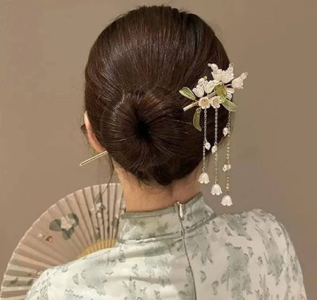 شیک ترین مدل های کانزانشی گیره مو سنتی ژاپنی