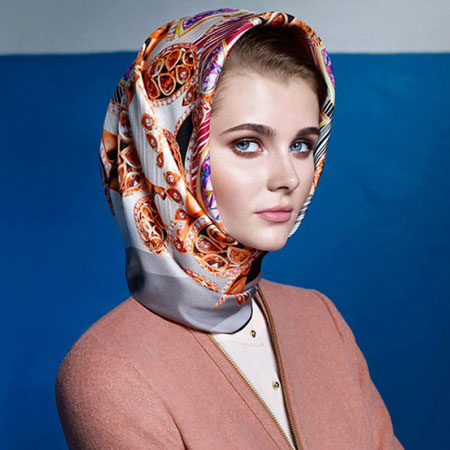 مدل روسری ساتن ترک,مدل روسری Aker