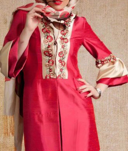 شیک ترین مدل مانتو, مانتوهای شیک ساتن