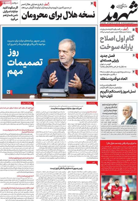 تیتر روزنامه ها،روزنامه های سیاسی و اقتصادی