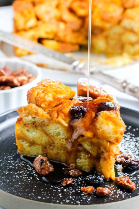 طرز پخت پودینگ نان کدو حلوایی