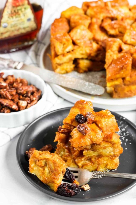 درست کردن پودینگ نان کدو حلوایی