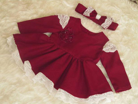 لباس های جدید بچه گانه, لباس دخترانه مناسب یلدا