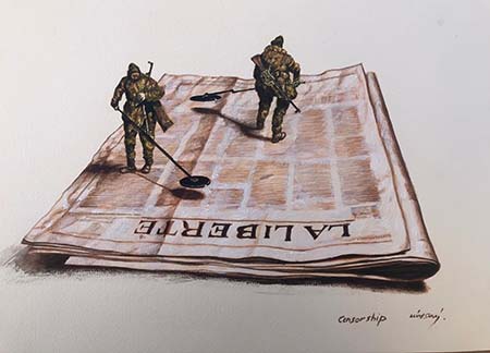 کاریکاتور آجیم سولاج, کاریکاتورهای مفهومی آجیم سولاج