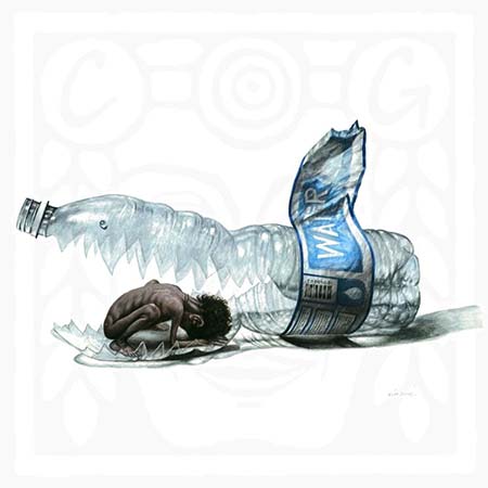 کاریکاتور آجیم سولاج, کاریکاتورهای مفهومی آجیم سولاج