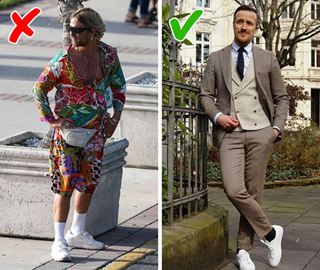 مهارت های لباس پوشیدن آقایان,10 اشتباه لباس پوشیدن آقایان