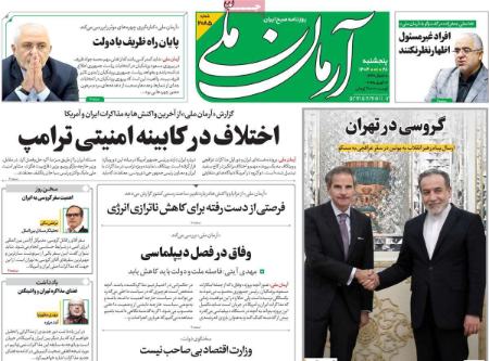 تیتر روزنامه ها،روزنامه های سیاسی و اقتصادی