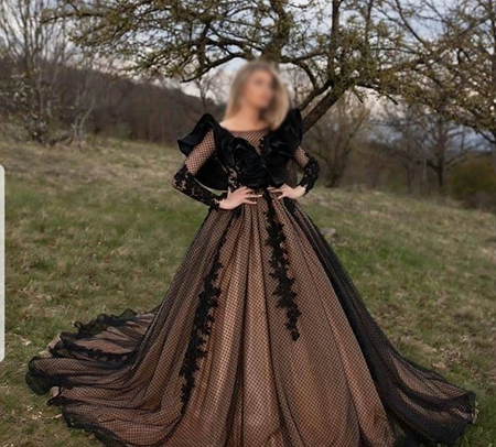  لباس فرمالیته مشکی, لباس فرمالیته با حجاب, لباس فرمالیته حریر