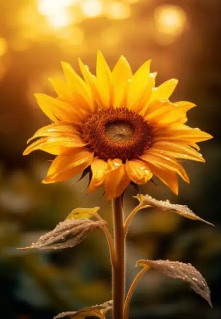 پیام مثبت گل آفتابگردان