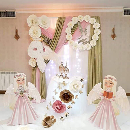 تزیین میز جشن تکلیف, مدل جایگاه جشن تکلیف