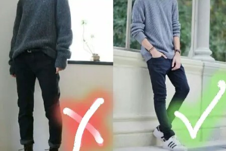 لباس برای مردان لاغر و قد بلند