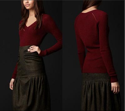 مدل بافت زنانه , بلوز بافتنی دخترانه