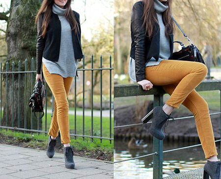 مناسب ترین رنگ ست کردن با رنگ خردلی,بهترین رنگ ها برای ست کردن با خردلی