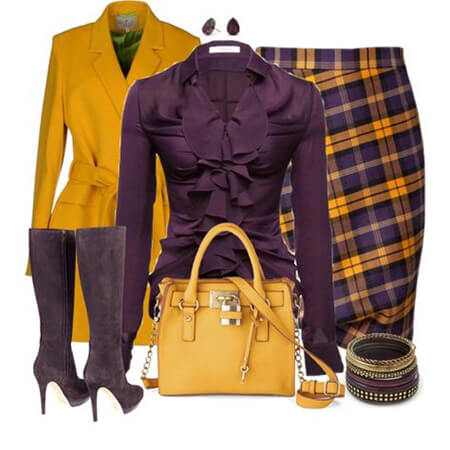 رنگ های مناسب برای ست کردن با رنگ خردلی, رنگ های مناسب با رنگ خردلی