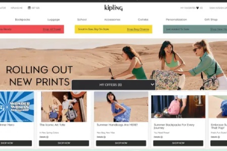 فروشگاه کیپلینگ (Kipling): یکی از بهترین مراکز خرید کیف مدرسه
