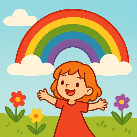 شعرهای مهدکودکی با موضوع رنگ‌ها