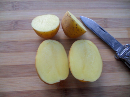 آموزش خرد کردن سیب‌زمینی, برش سیب‌زمینی نگینی