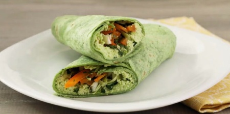 نحوه درست کردن رپ هوموس با ادامامه