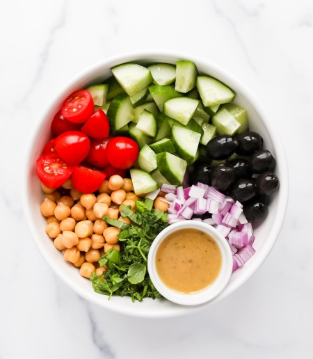 نحوه درست کردن سالاد خیار یونانی