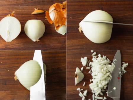 چگونه پیاز را نگینی کنیم, روش نگینی کردن پیاز