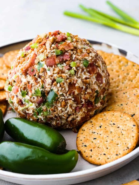 مراحل درست کردن توپ پنیر بیکن جالاپینو