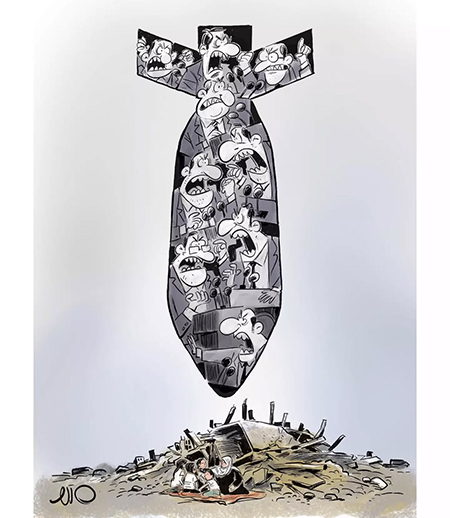 کاریکاتورهای مهدی عزیزی, کاریکاتور سیاسی مهدی عزیزی