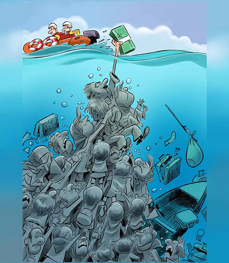 کاریکاتورهای مهدی عزیزی, کاریکاتور سیاسی مهدی عزیزی