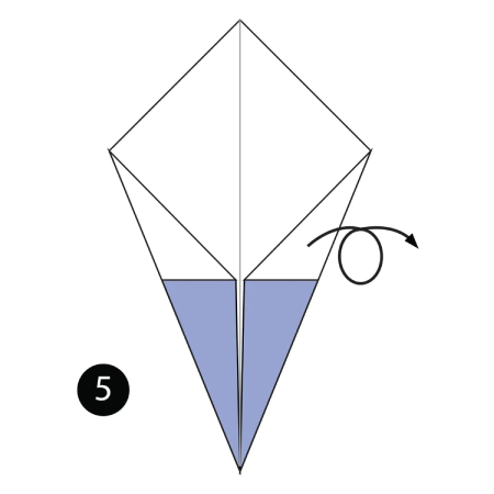 ساخت اوریگامی بستنی قیفی سریع