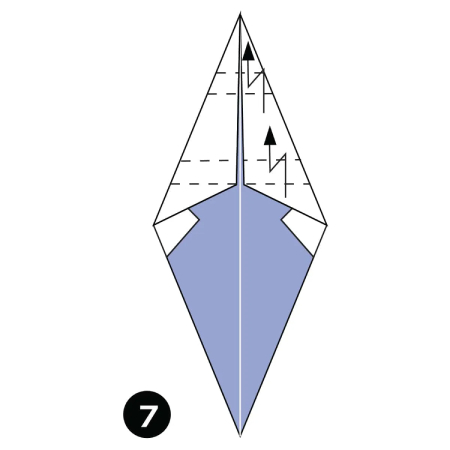 بستنی قیفی کاغذی اوریگامی