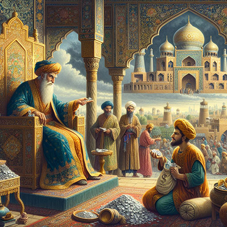 معنی حکایت زاهد که درم گرفت و دینار سعدی, حکایت پادشاه و زاهد سعدی