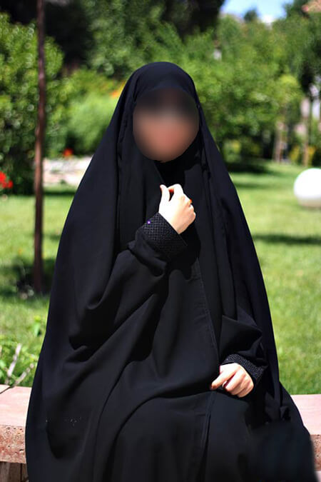 نمونه هایی از مدل چادر دانشجویی,مدل های چادر آستین دار مناسب دانشجویان,چادر آستین دار دانشجویی