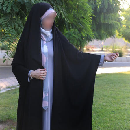 انواع چادرهای آستین دار,چادرهای مناسب دانشگاه,دوخت انواع چادر