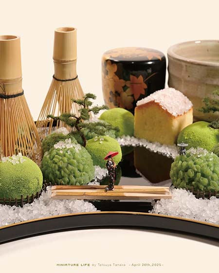 آثار تاتسویا تاناکا, خلاقیت در هنر مینیاتوری ژاپن