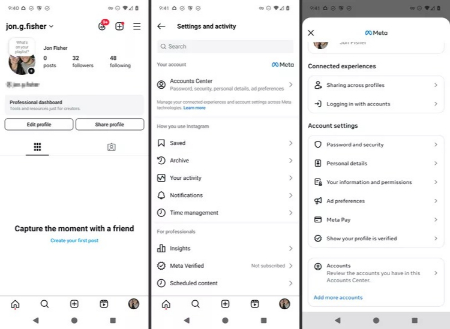 جدا کردن فیسبوک از اینستاگرام, راهنمای جدا کردن حساب اینستاگرام از فیسبوک