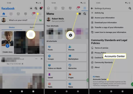 جدا کردن فیسبوک از اینستاگرام, راهنمای جدا کردن حساب اینستاگرام از فیسبوک