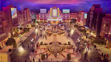 جاذبه‌های پارک برادران وارنر, پارک موضوعی ابوظبی