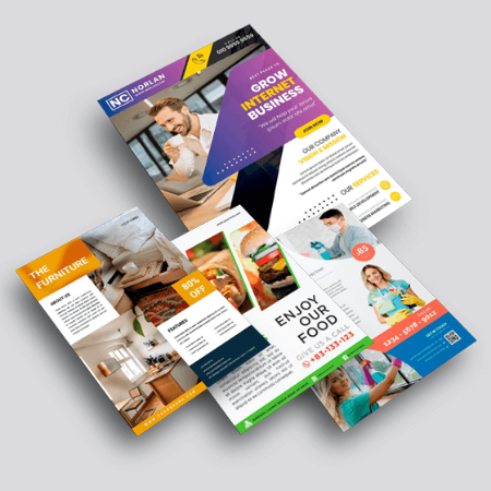 تراکت تبلیغاتی, انواع تراکت تبلیغاتی